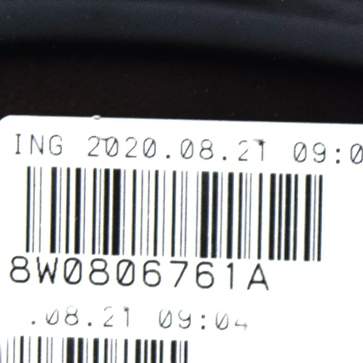 NEW AUDI A4 B9 FRONT LEFT FENDER CONNECTING RAIL 8W0806761A ORIGINAL