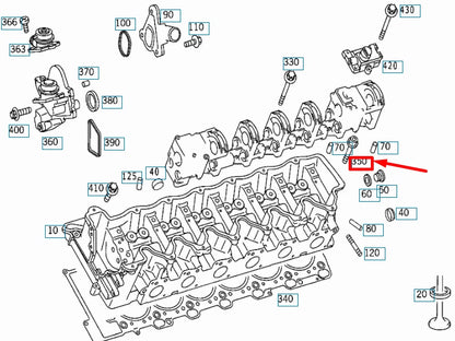 NEW MERCEDES-BENZ CL C215 CYLINDER HEAD BOLT A0039902012 ORIGINAL