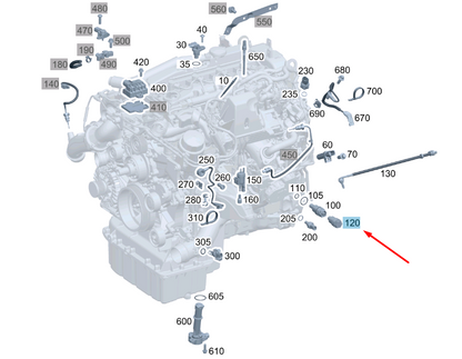 NEW MERCEDES-BENZ SPRINTER W906 CRANKCASE SCREW PLUG A0019905317 ORIGINAL