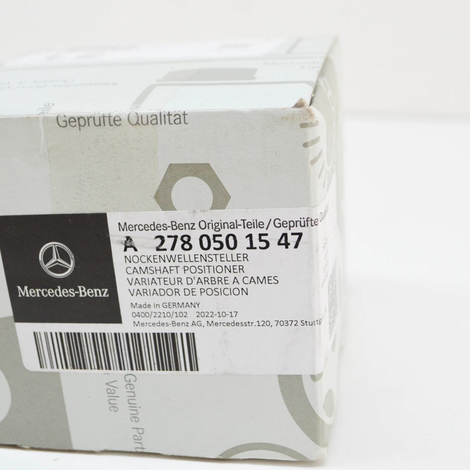 NEW MERCEDES-BENZ S W221 LEFT INTAKE CAMSHAFT ADJUSTER A2780501547 ORIGINAL
