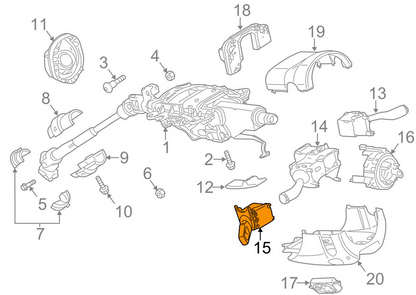 NEW AUDI A6 C6 STEERING COLUMN CRUISE CONTROL STALK 4E0953521C4PK ORIGINAL