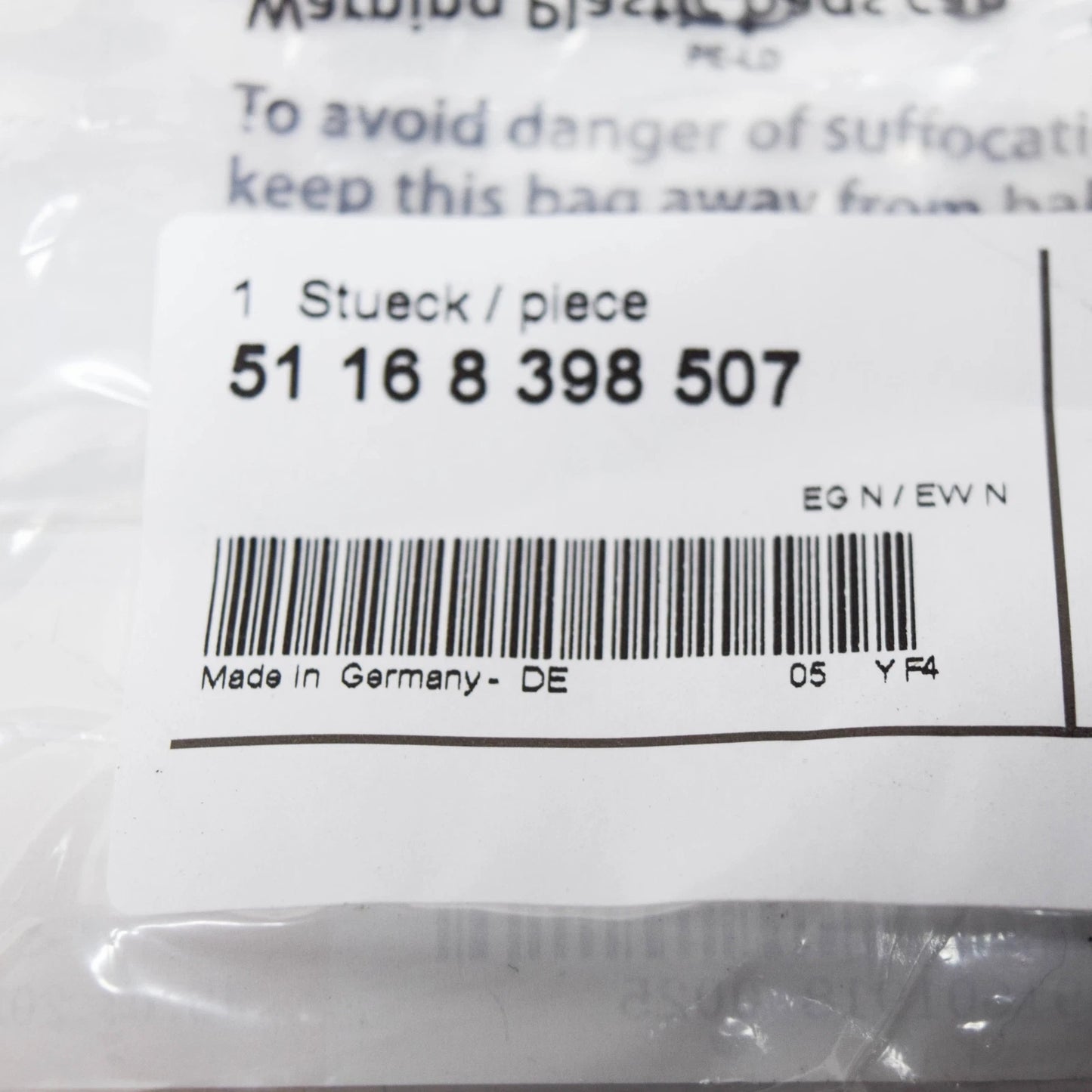 NEW BMW Z3 ROADSTER E36 WINDSCREEN PANEL TOP COVER 51168398507 8398507 ORIGINAL