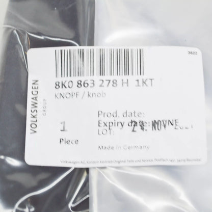 NEW AUDI A4 B8 GEAR SHIFTING KNOB WITH TRIM 8K0863278H1KT ORIGINAL