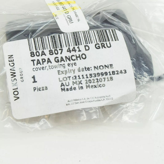 NEW AUDI Q5 FY REAR BUMPER TOW HOOK EYE COVER 80A807441DGRU ORIGINAL