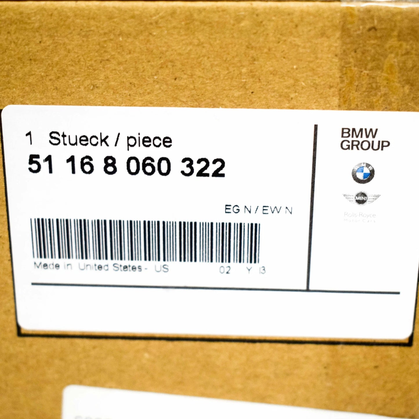 NEW BMW X5 F15 RIGHT WING MIRROR SUPPORTING RING 51168060322 8060322