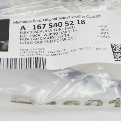 NEW MB GLE W167 REAR RIGHT DAMPER ADJUSTMENT WIRING HARNESS A1675405218 ORIGINAL