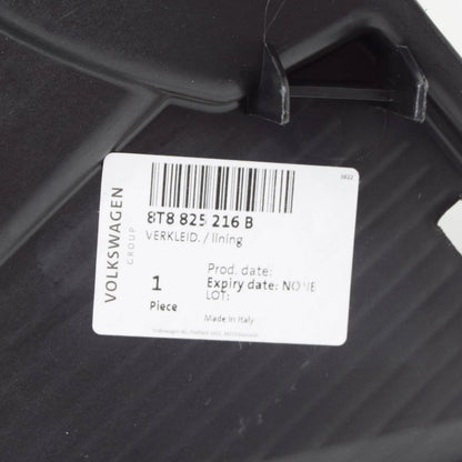 NEW AUDI A5 8T CABRIO REAR RIGHT UNDERBODY COVER 8T8825216B ORIGINAL