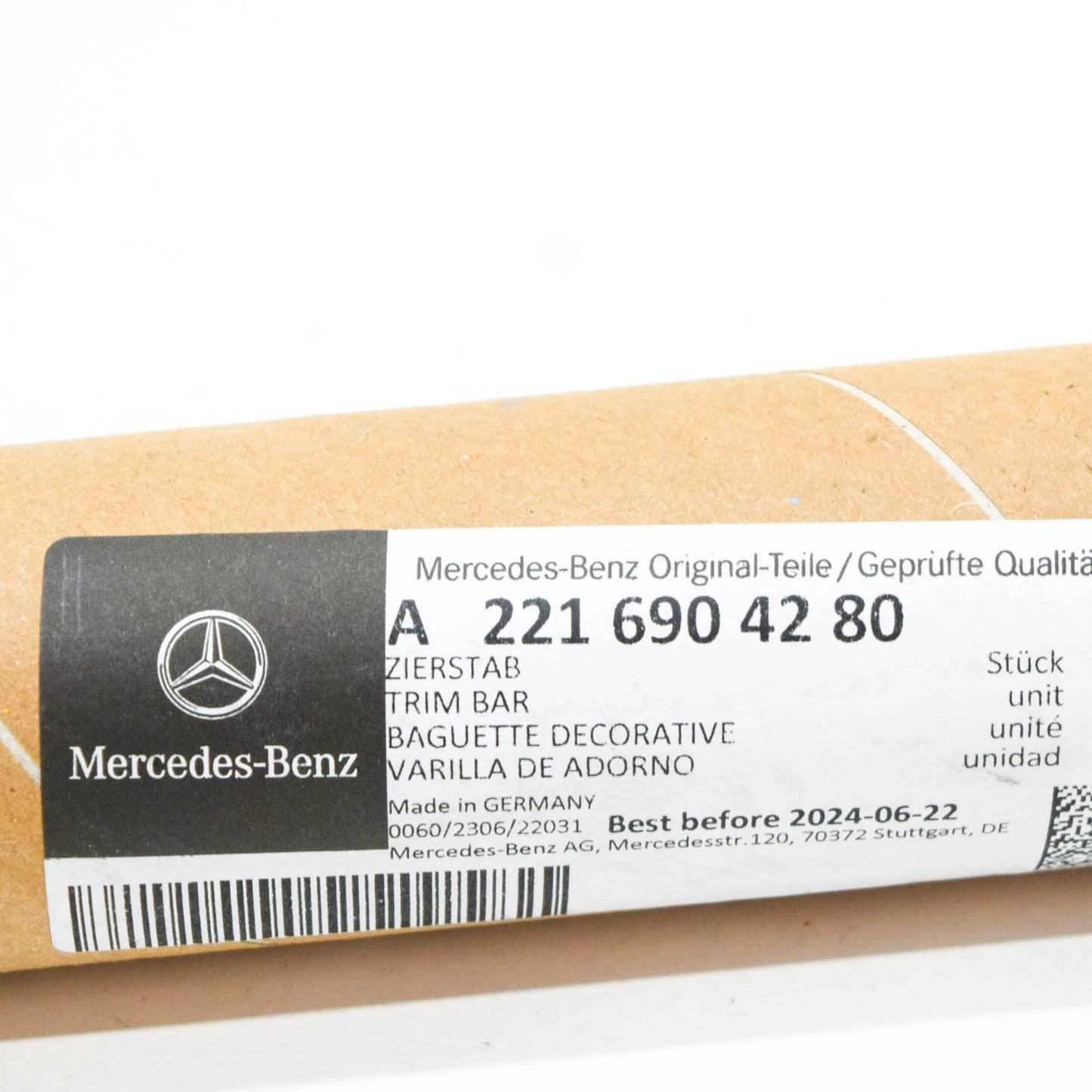 NEW MERCEDES-BENZ S W221 FRONT RIGHT DOOR BOTTOM TRIM A2216904280 ORIGINAL