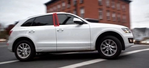 NEW AUDI Q5 09-16 FRONT RIGHT DOOR B-PILLAR TRIM COVER 8R0837902P5FQ