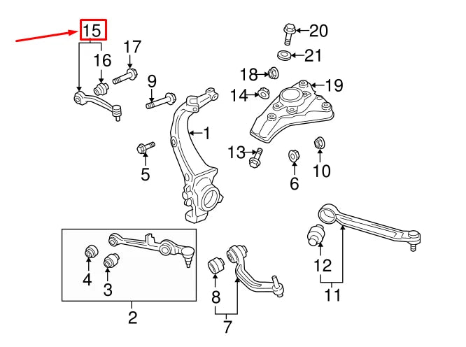 NEW AUDI A6 AVANT C6 FRONT RIGHT UPPER CURVED CONTROL ARM 4E0407510F ORIGINAL
