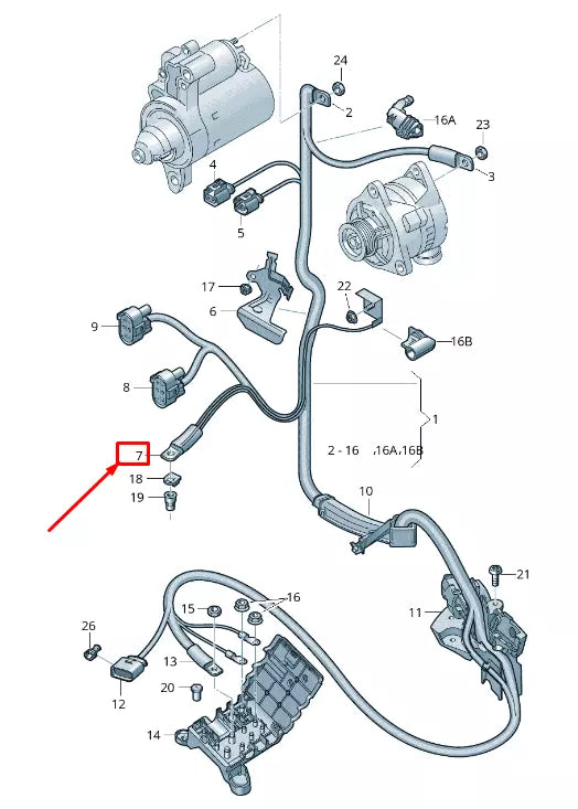 NEW AUDI RS7 SPORTBACK 4G EARTH LINE 4G0971237B