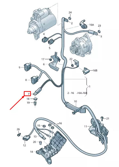 NEW AUDI RS7 SPORTBACK 4G EARTH LINE 4G0971237B
