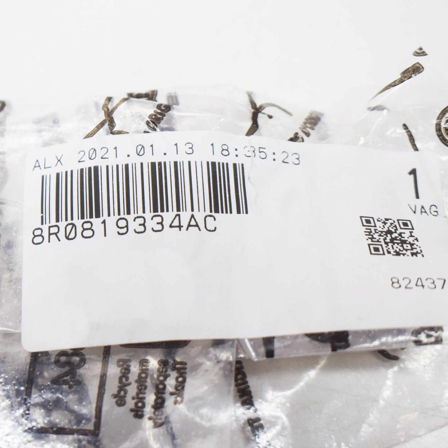 NEW AUDI Q5 8R COOLANT PIPE HOSE 8R0819334AC ORIGINAL