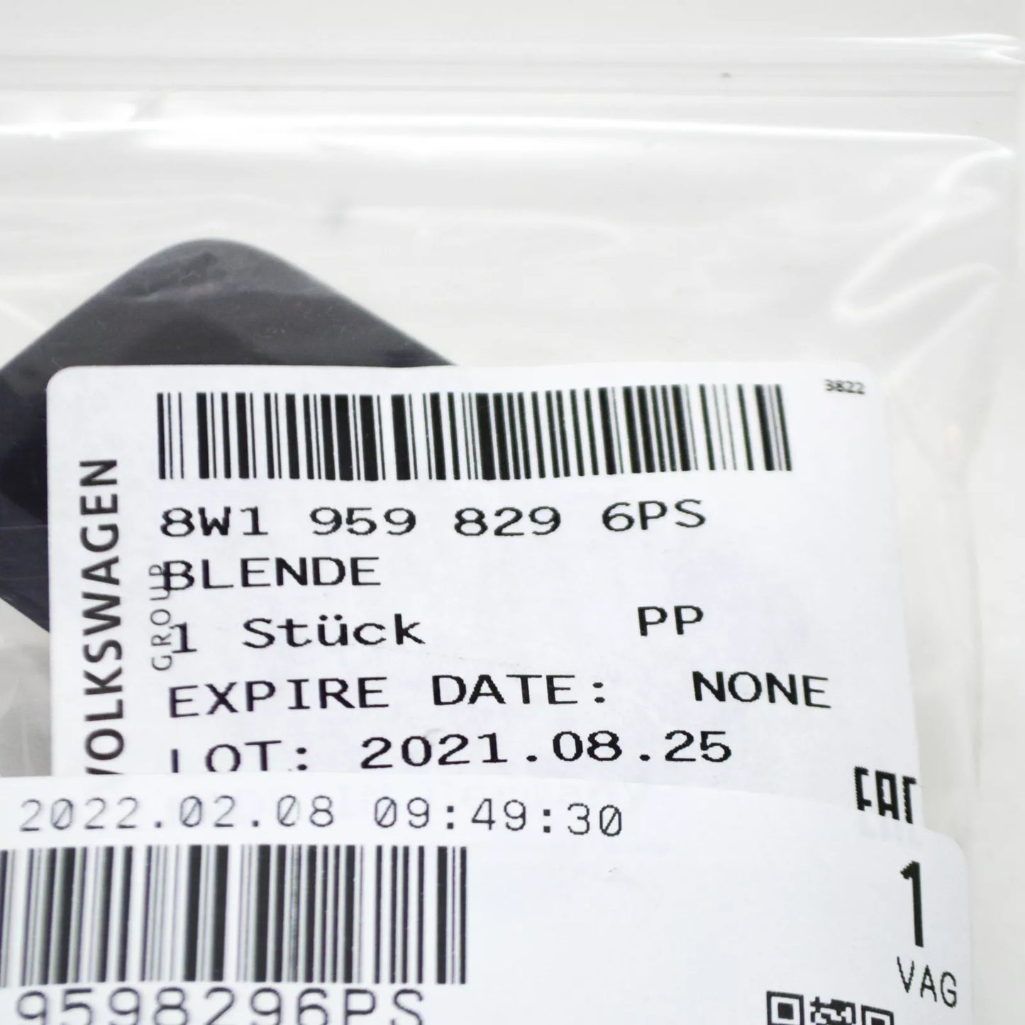 NEW AUDI A4 B9 FRONT DOOR BUTTON TRIM SWITCH LHD 8W19598296PS ORIGINAL