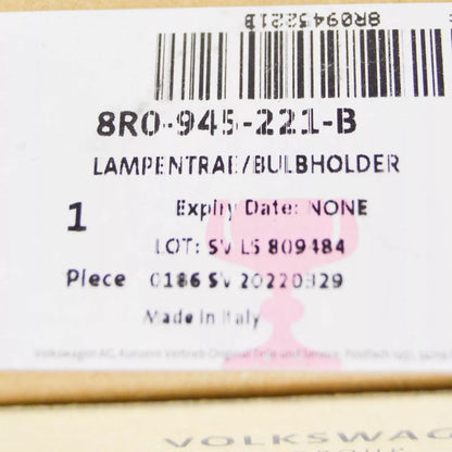 NEW AUDI Q5 8R REAR TAIL LIGHT BULB CARRIER WITH CABLES 8R0945221B