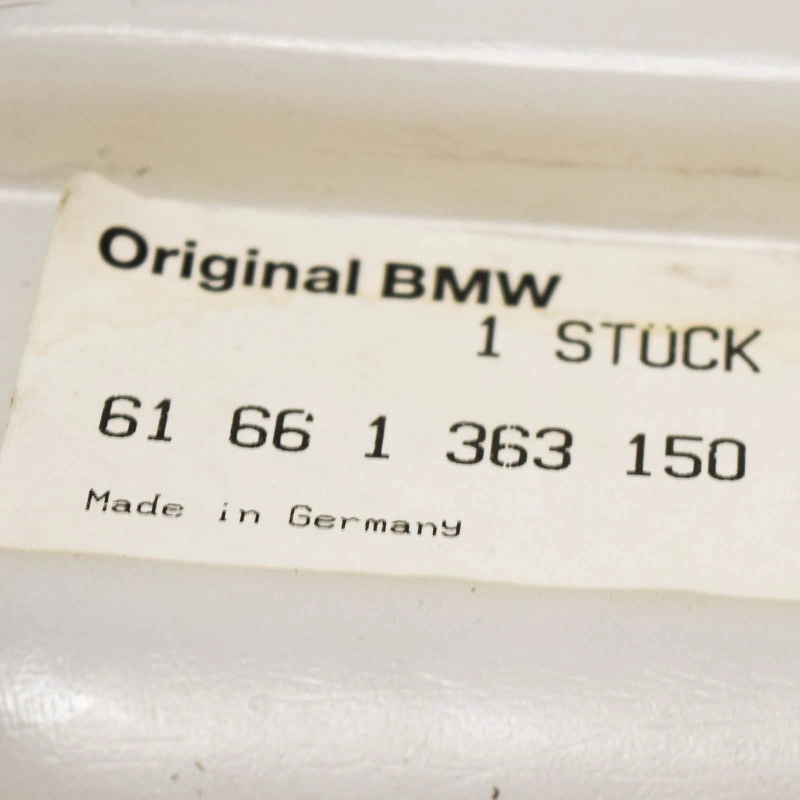 NEW BMW 6 E24 WINDSHIELD CLEANING FLUID CONTAINER 61661363150 ORIGINAL