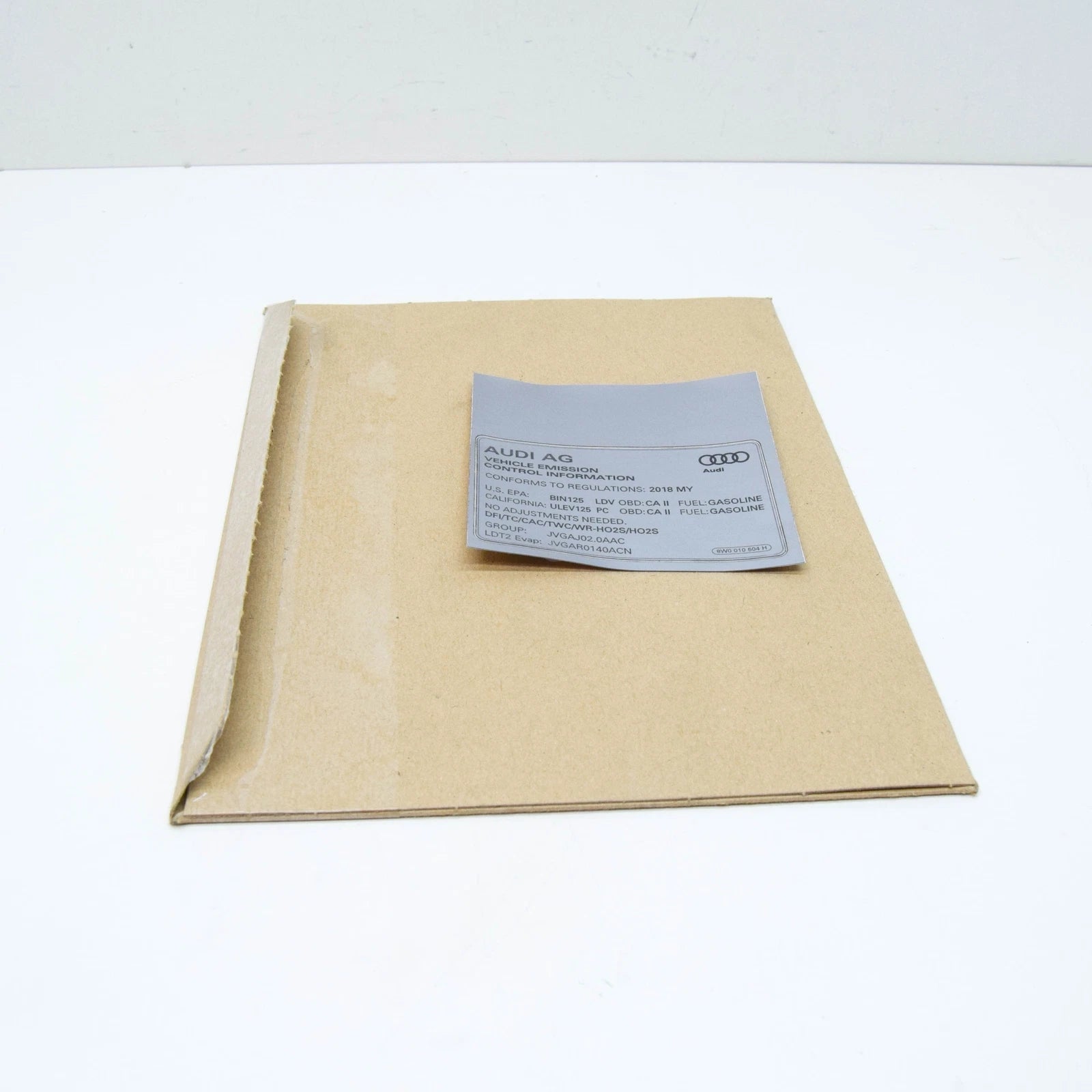 NEW AUDI Q5 FY DATA PLATE 8W0010504H ORIGINAL