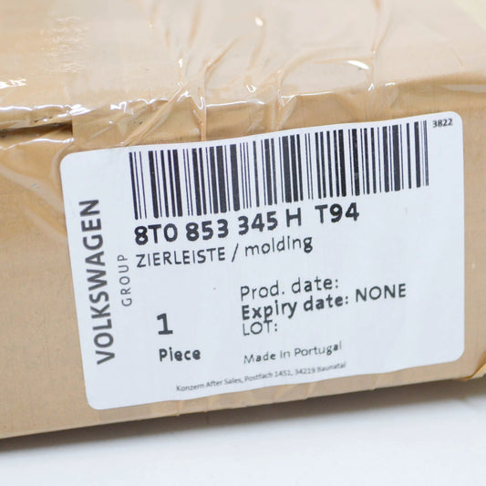 NEW AUDI A5 8T BLACK-GLOSSY TRIM STRIPS LEFT SIDE WINDOW 8T0853345HT94 ORIGINAL