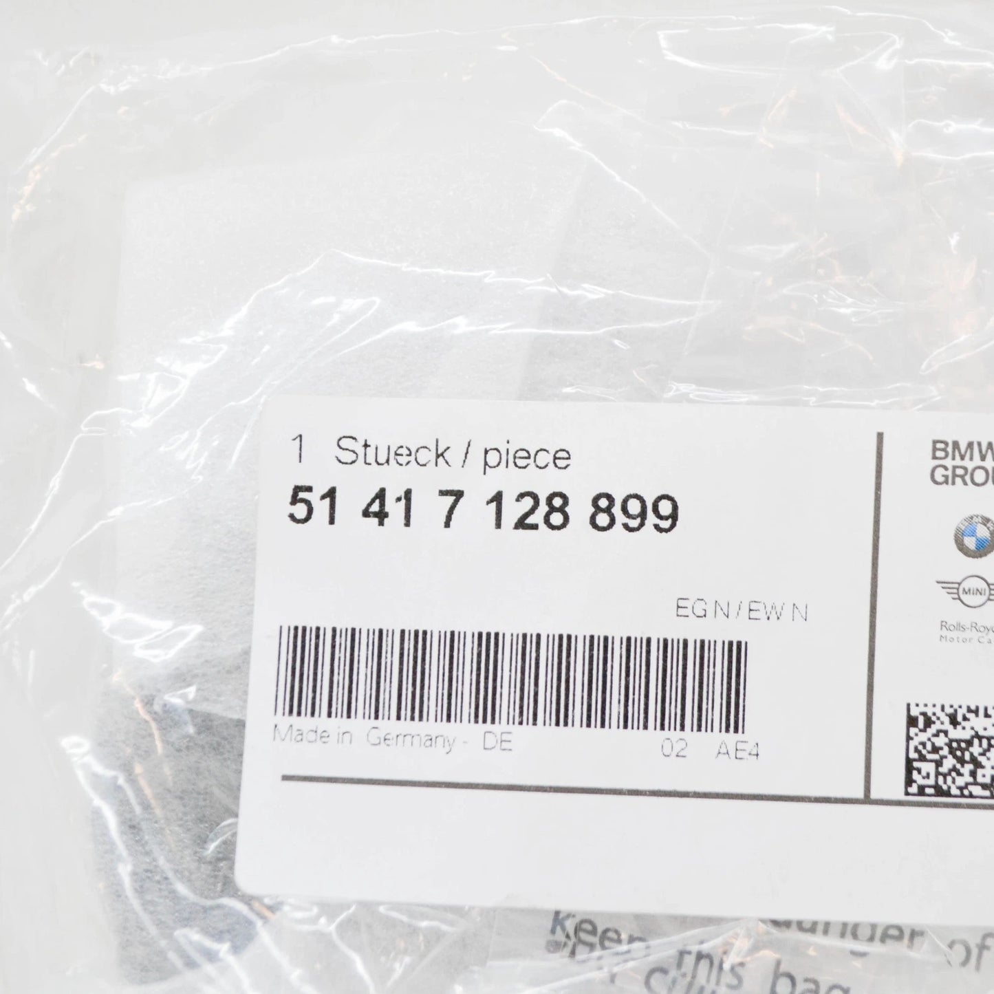 NEW BMW Z4 ROADSTER E85 DOOR LOUDSPEAKER COVER 51417128899 7128899 ORIGINAL