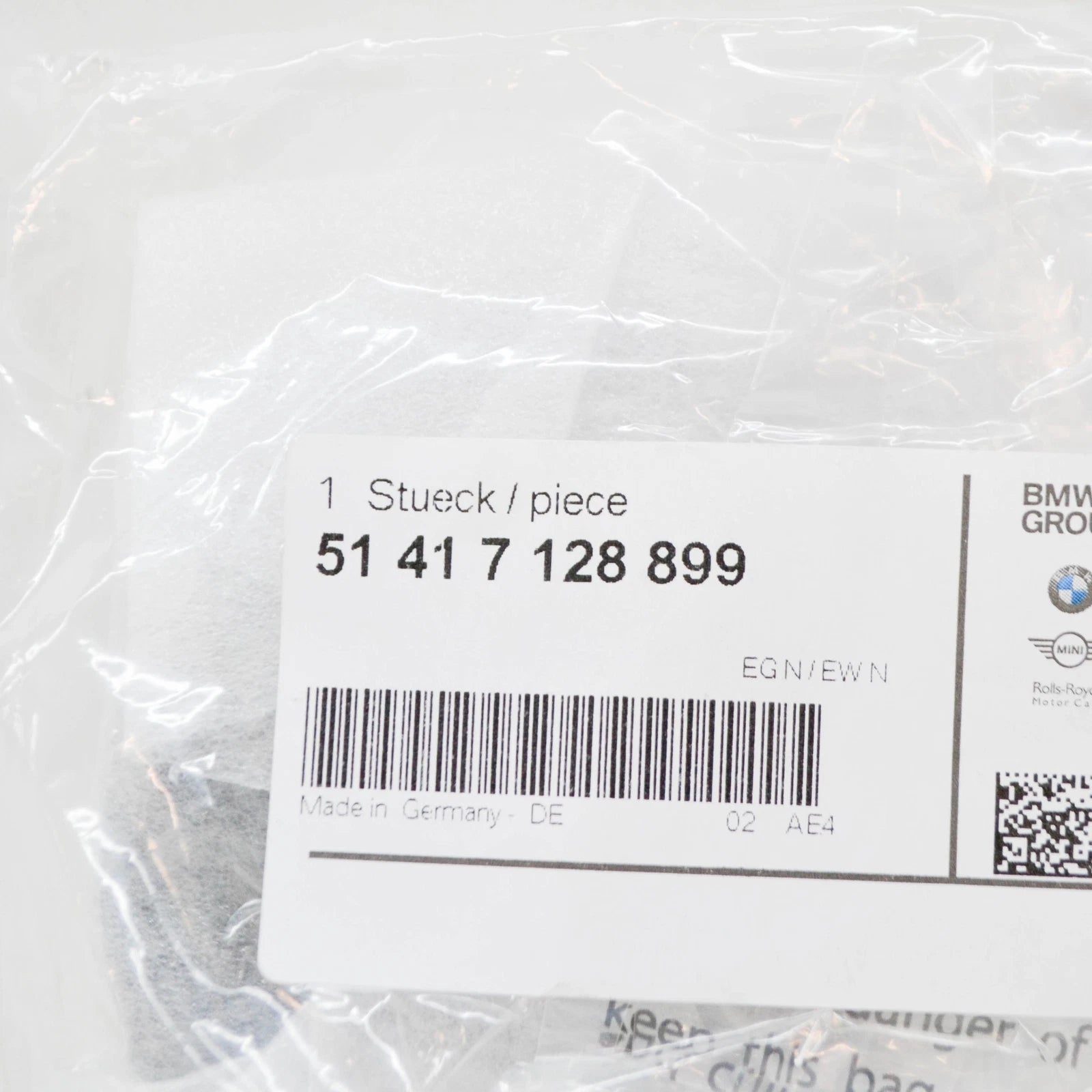 NEW BMW Z4 ROADSTER E85 DOOR LOUDSPEAKER COVER 51417128899 7128899 ORIGINAL