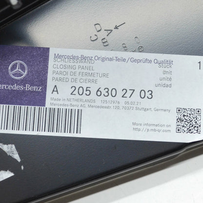 NEW MERCEDES-BENZ C W205 REAR LEFT FENDER CLOSING WALL A2056302703 ORIGINAL