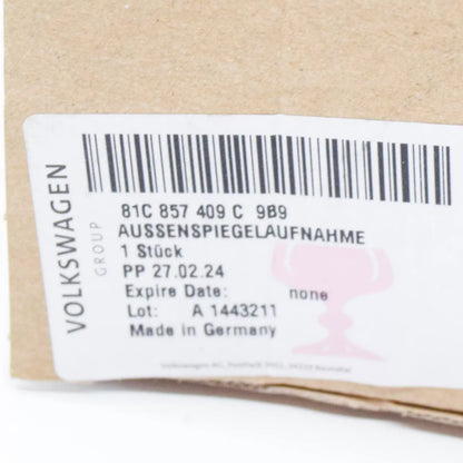 NEW AUDI Q2 GA FRONT LEFT SIDE WING MIRROR RHD 81C857409C9B9 ORIGINAL