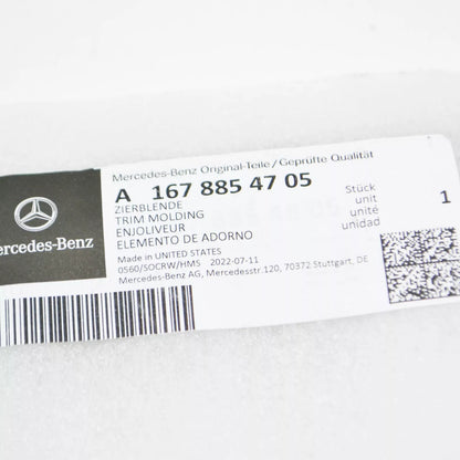 NEW MERCEDES-BENZ GLE W167 FRONT LEFT BUMPER TRIM MOLDING A1678854705 ORIGINAL