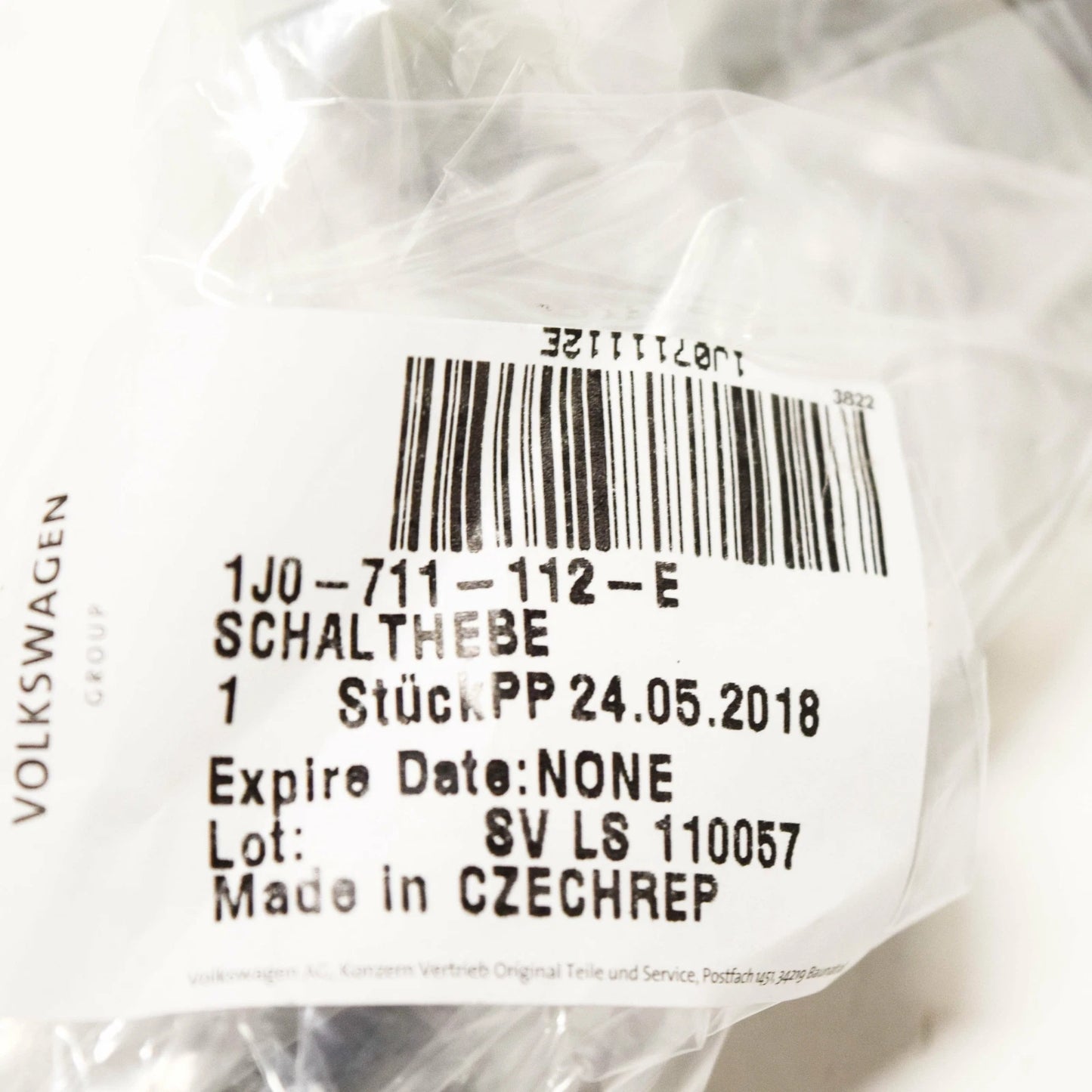 NEW VOLKSWAGEN BEETLE 9C GEARSHIFT LEVER 1J0711112E ORIGINAL