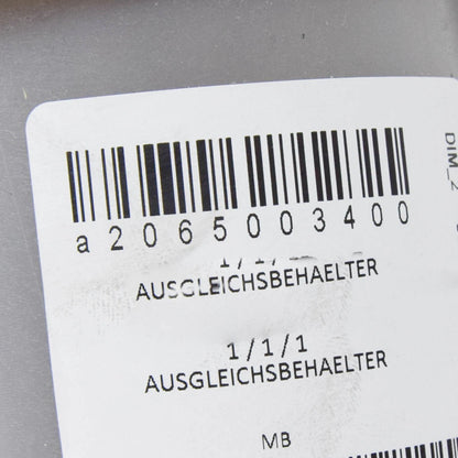 NEW MERCEDES-BENZ C W206 EXPANSION COOLING TANK A2065003400 ORIGINAL