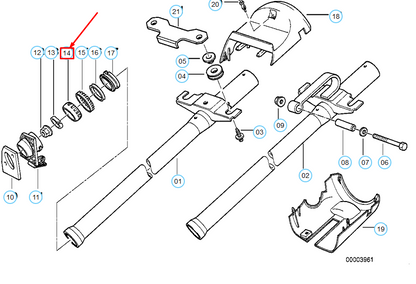 new bmw 3 e36 steering column joint link bar 32311092847 1092847 original