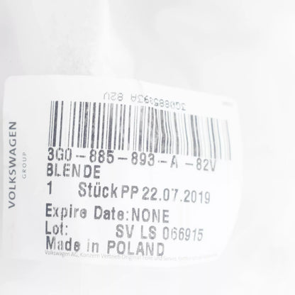 NEW VW PASSAT B8 REAR LEFT SEAT RELEASE LOCKING COVER TRIM 3G0885893A82V