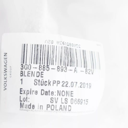 NEW VW PASSAT B8 REAR LEFT SEAT RELEASE LOCKING COVER TRIM 3G0885893A82V