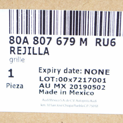NEW AUDI Q5 FY 80A FRONT BUMPER LEFT SIDE GRILLE 80A807679MRU6