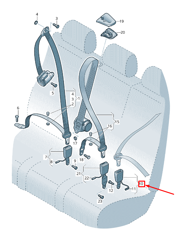 new audi q7 4m rear left seat buckle 4m0857739mmnb 4m0857739m mnb original