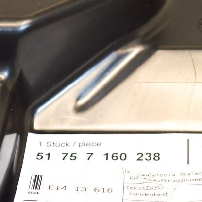 NEW BMW X5 E70 STEERING WHEEL TOP RIGHT COVER 51757160238 ORIGINAL