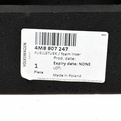 NEW AUDI Q8 REAR LUGGAGE TRUNK CENTER FOAM FILLER PIECE 4M8807247 ORIGINAL