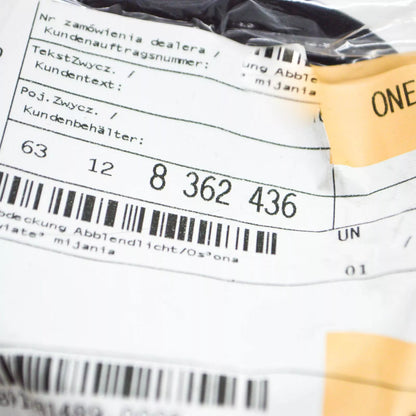 NEW BMW 5 E39 HEADLAMP COVER FOR LOW BEAM BULB 63128362436 8362436 ORIGINAL