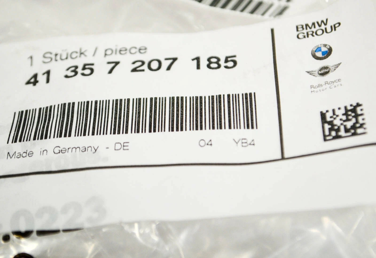 NEW BMW 7 F01 FRONT SIDE PANEL LEFT FENDER MOUNT BRACKET 41357207185 ORIGINAL