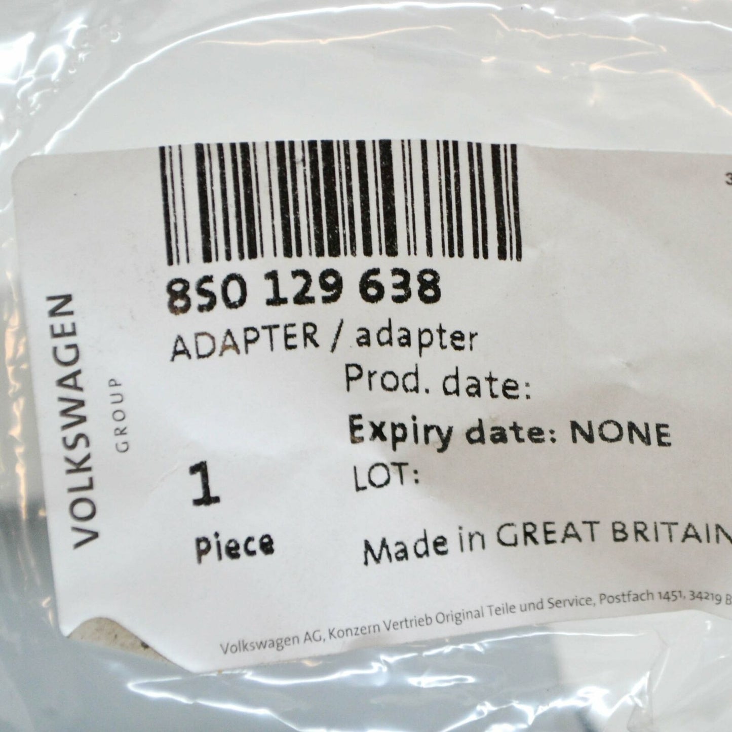 NEW AUDI TT RS 8S MK3 ENGINE AIR INTAKE HOSE ADAPTER 8S0129638 ORIGINAL