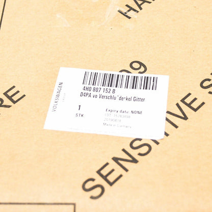 NEW AUDI A8 D4 FRONT RIGHT BUMPER LOWER GRILLE END CAP 4H0807152B