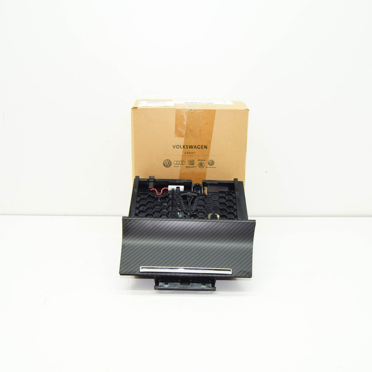 new skoda superb mk3 console front stowage compartment lhd 3v1863077h3fh