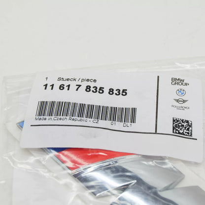 NEW BMW 5 E60 ENGINE COVER M EMBLEM BADGE 11617835835 ORIGINAL