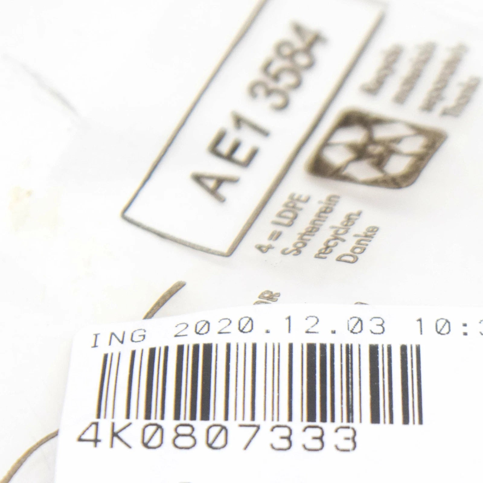 NEW AUDI A6 C8 FRONT BUMPER IMPACT BAR BRACKET 4K0807333 ORIGINAL