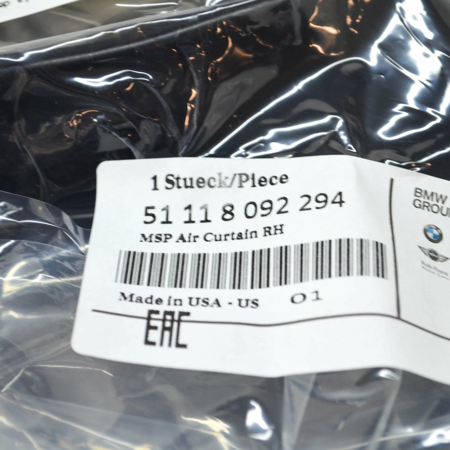 NEW BMW X6 G06 FRONT RIGHT AIR CURTAIN TRIM 51118092294 ORIGINAL