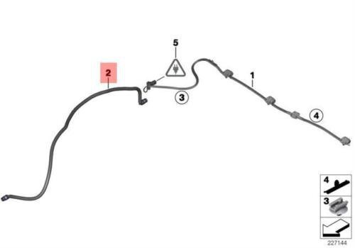 new bmw e70 e71 windshield washer hose repair kit 7208073 61667208073 original