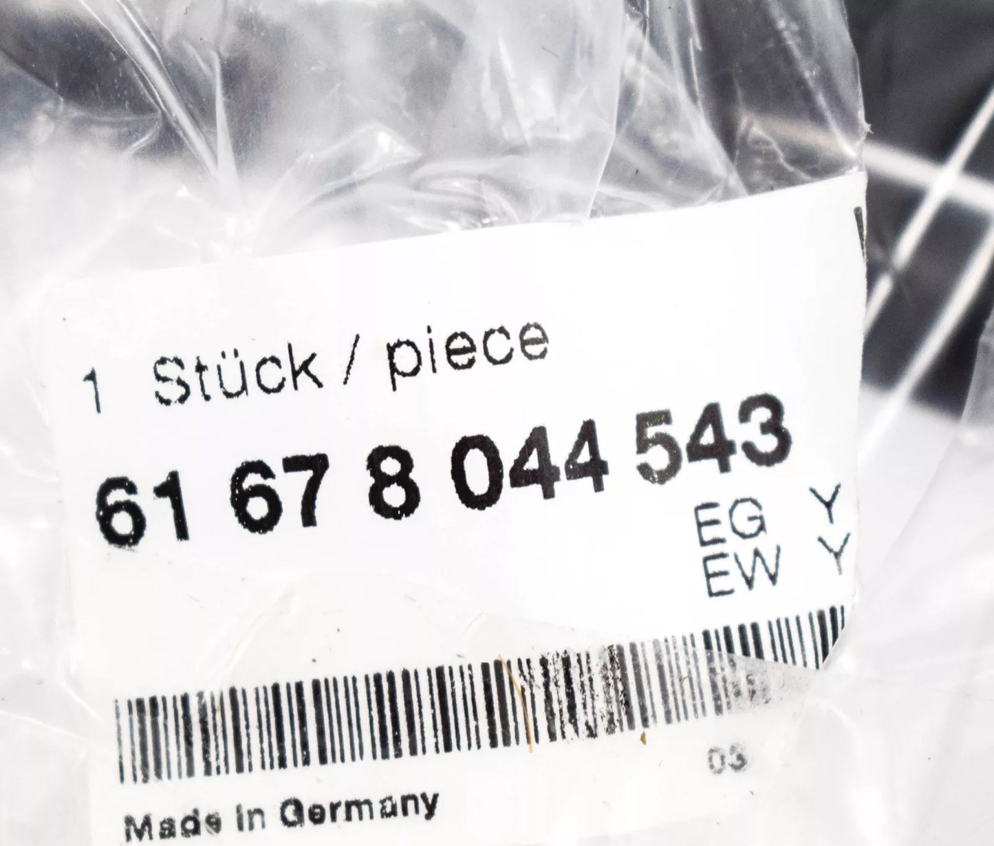 NEW BMW 3 E93 HEADLIGHT WASHER HOSE 61678044543 ORIGINAL