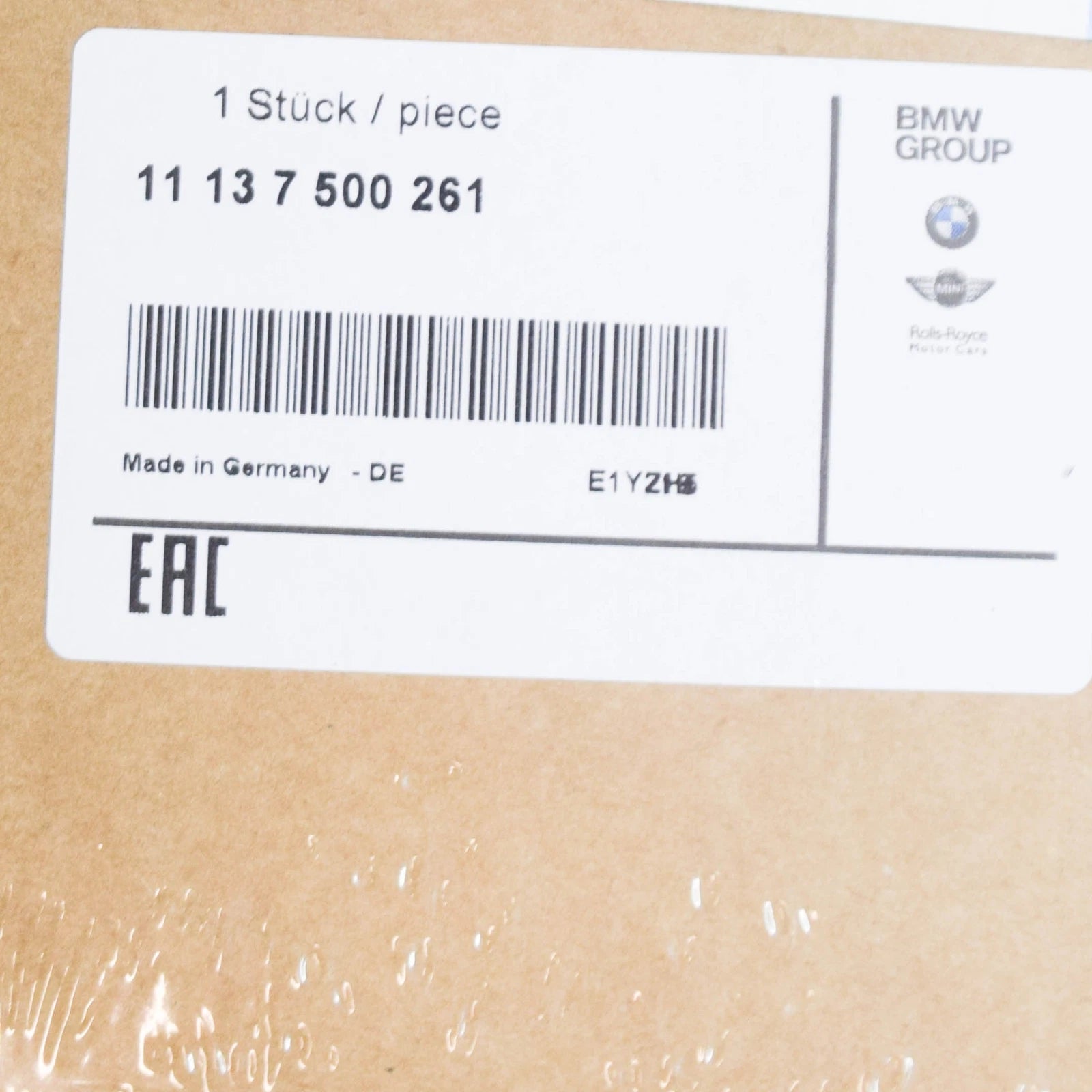 NEW BMW E53 SUV ENGINE OIL PAN GASKET 7500261 11137500261 ORIGINAL