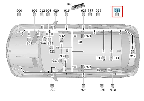 NEW MERCEDES-BENZ M W166 TANK CONNECTOR PLUG HO USING A0225453226 ORIGINAL