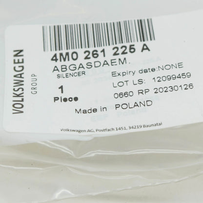 NEW AUDI A6 C8 AVANT FRONT SILENCER PIPE 4M0261225A ORIGINAL