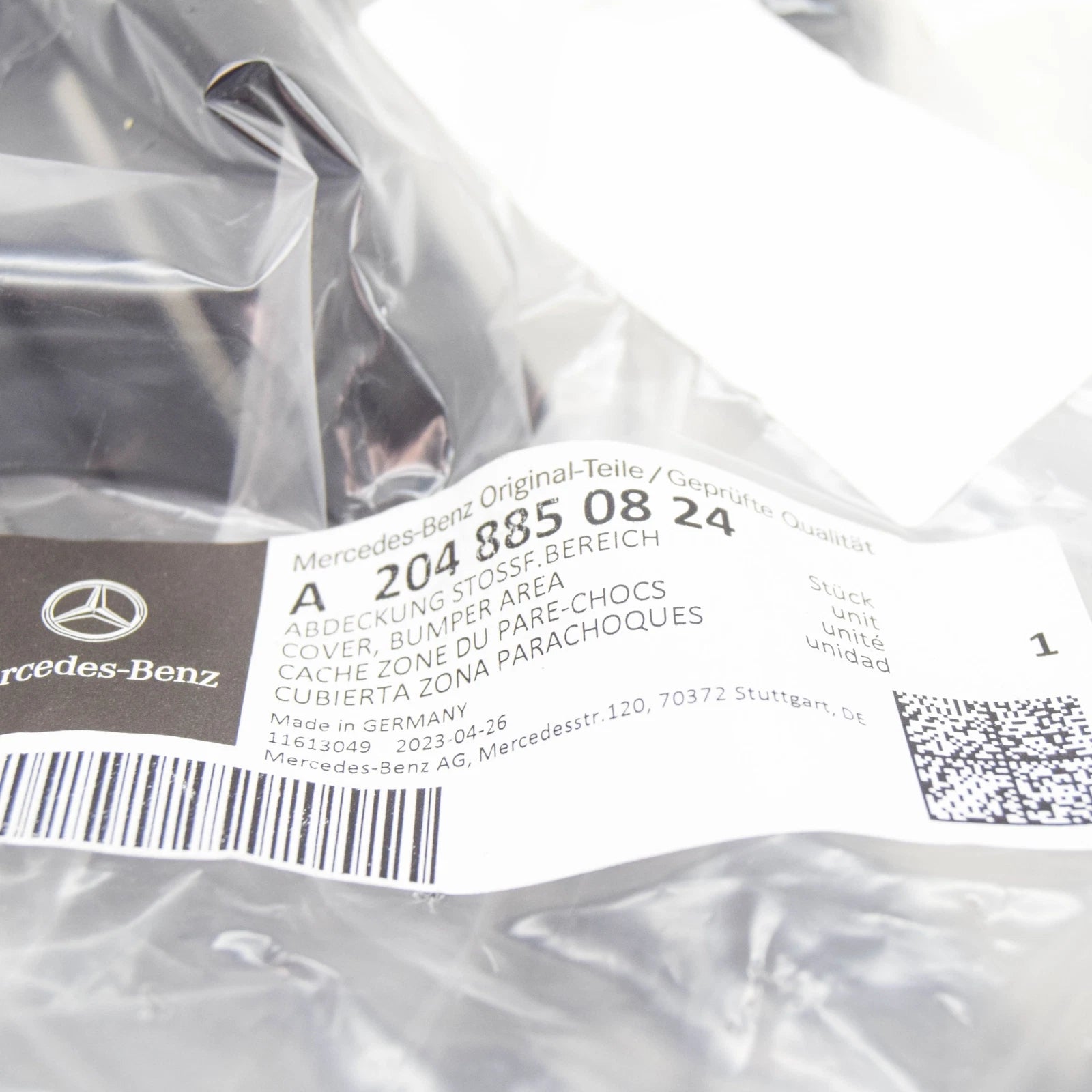 NEW MB C W204 AMG FRONT BUMPER LEFT OUTER GRILLE BRACKET A2048850824 ORIGINAL